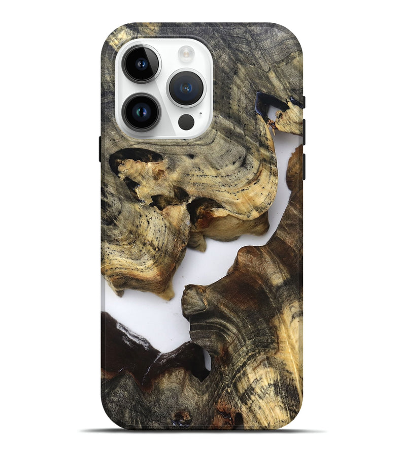 iPhone 15 Pro Max Wood Live Edge Phone Case - Bridger (Clear, 821808)