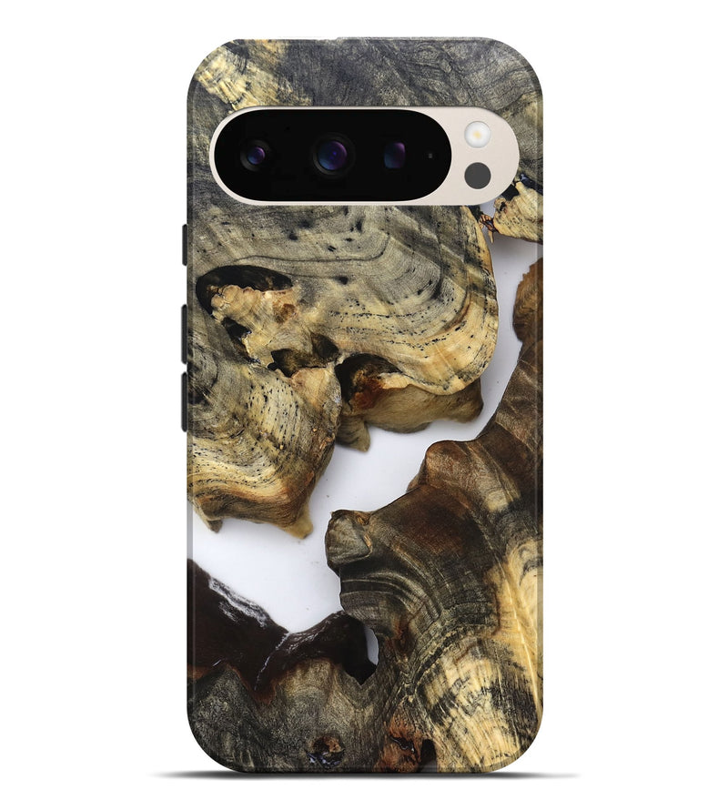 Pixel 9 Pro XL Wood Live Edge Phone Case - Bridger (Clear, 821808)