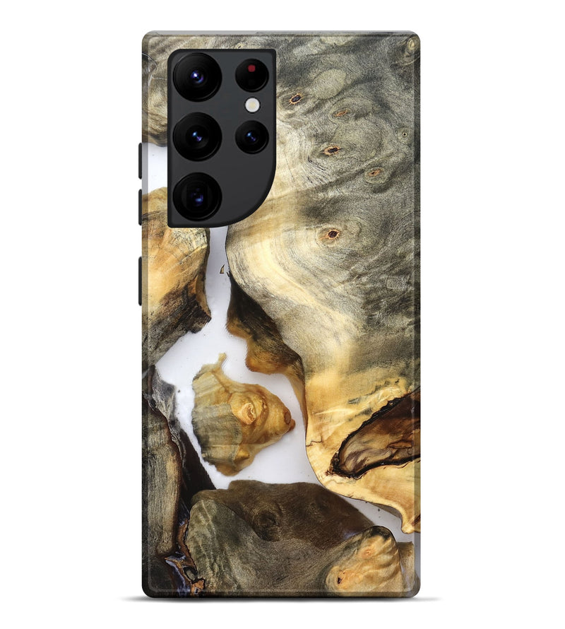 Galaxy S22 Ultra Wood Live Edge Phone Case - Nikole (Clear, 821809)