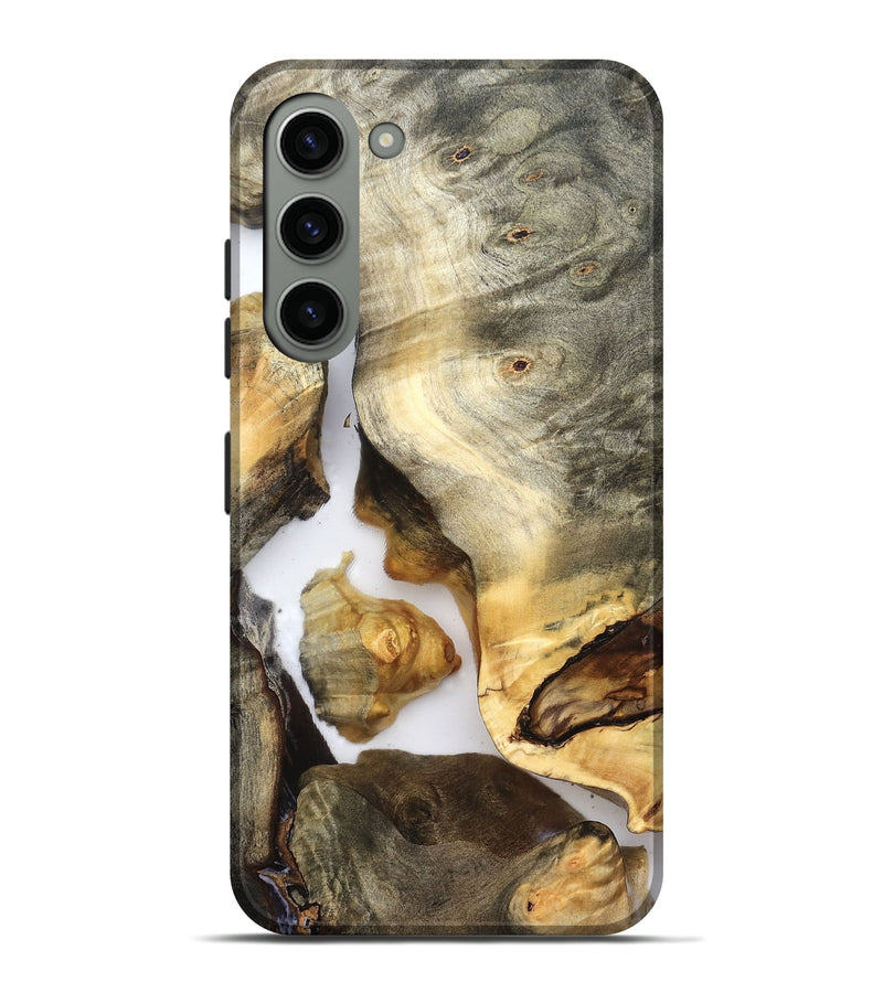 Galaxy S23 Plus Wood Live Edge Phone Case - Nikole (Clear, 821809)