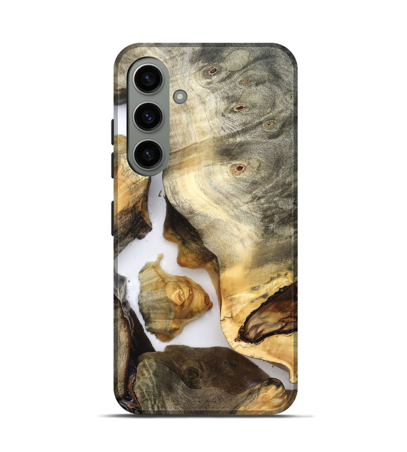 Galaxy S24 Wood Live Edge Phone Case - Nikole (Clear, 821809)