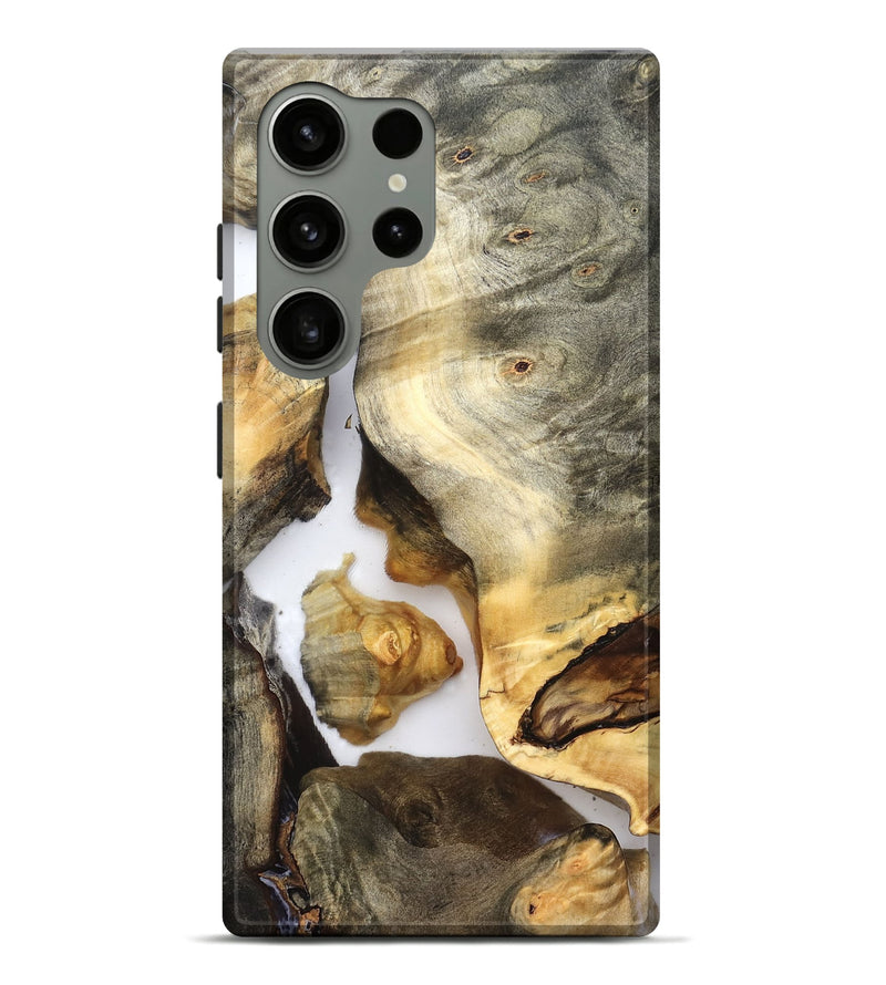 Galaxy S24 Ultra Wood Live Edge Phone Case - Nikole (Clear, 821809)