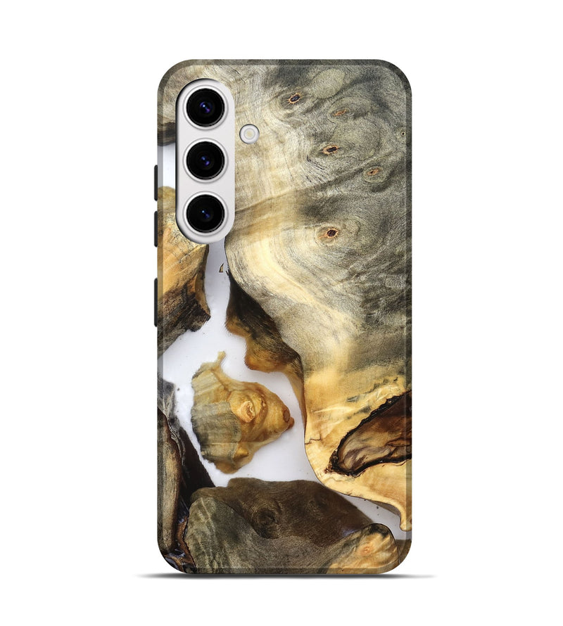 Galaxy S25 Wood Live Edge Phone Case - Nikole (Clear, 821809)
