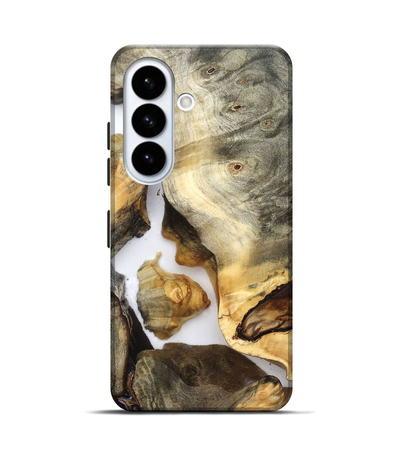 Galaxy S26 Wood Live Edge Phone Case - Nikole (Clear, 821809)