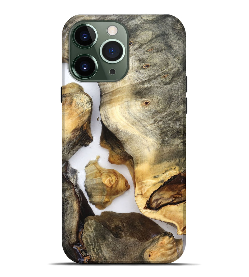 iPhone 13 Pro Max Wood Live Edge Phone Case - Nikole (Clear, 821809)