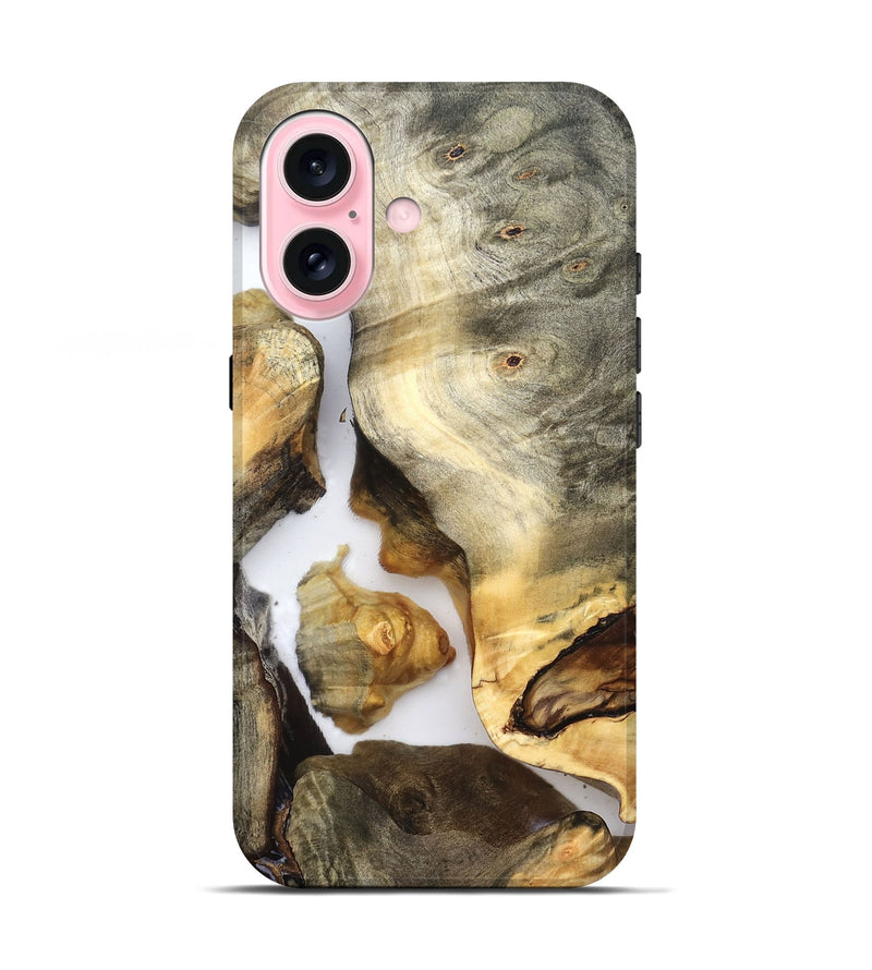 iPhone 17 Wood Live Edge Phone Case - Nikole (Clear, 821809)