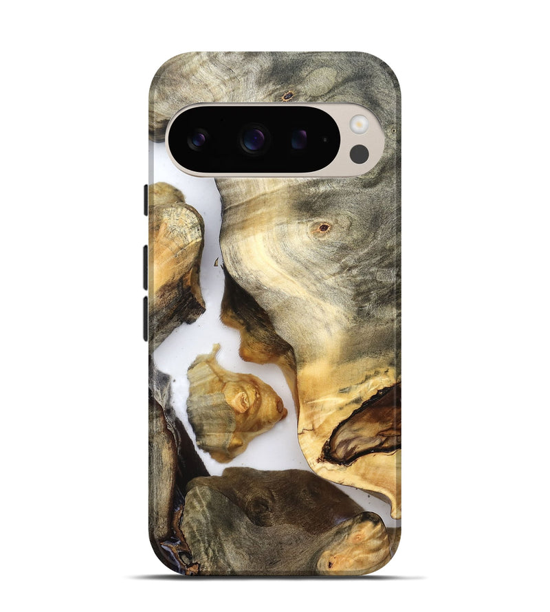 Pixel 9 Pro Wood Live Edge Phone Case - Nikole (Clear, 821809)