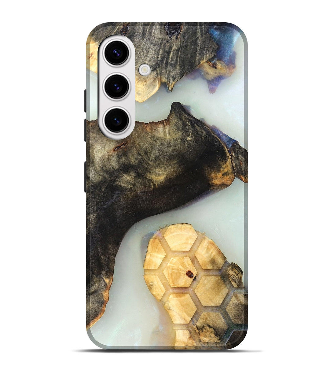 Galaxy S25 Plus Wood Live Edge Phone Case - Jasen (Clear, 821810)