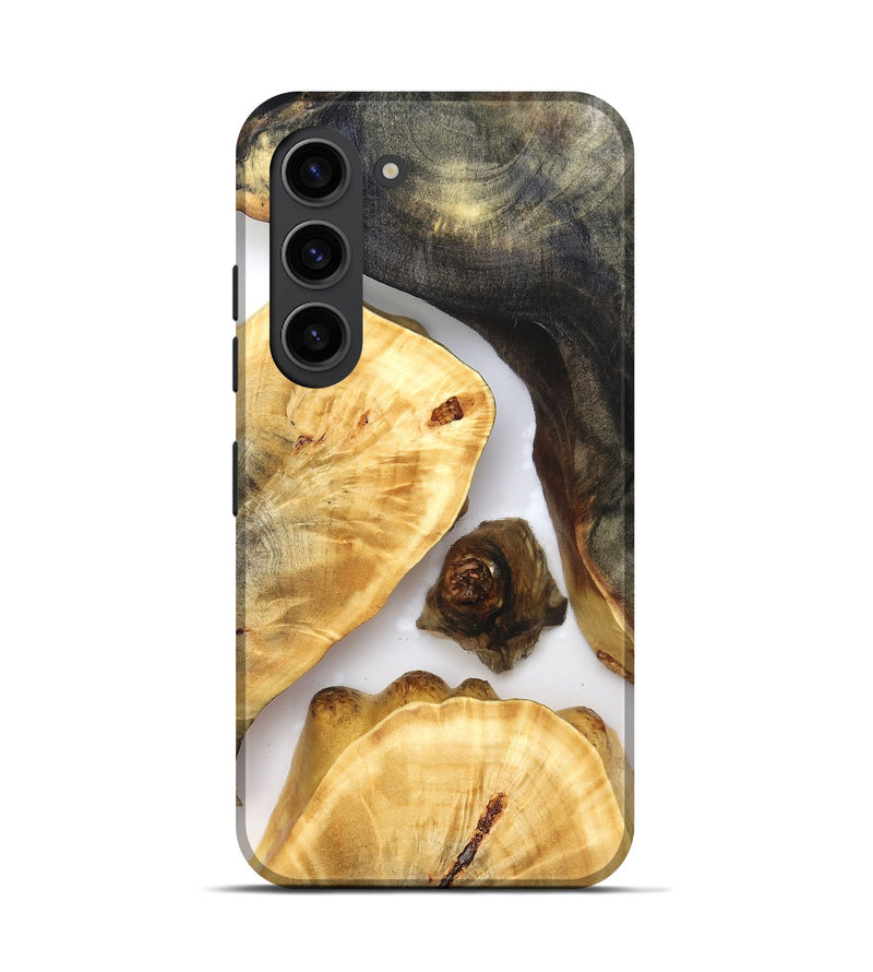 Galaxy S23 Wood Live Edge Phone Case - Xyla (Clear, 821811)