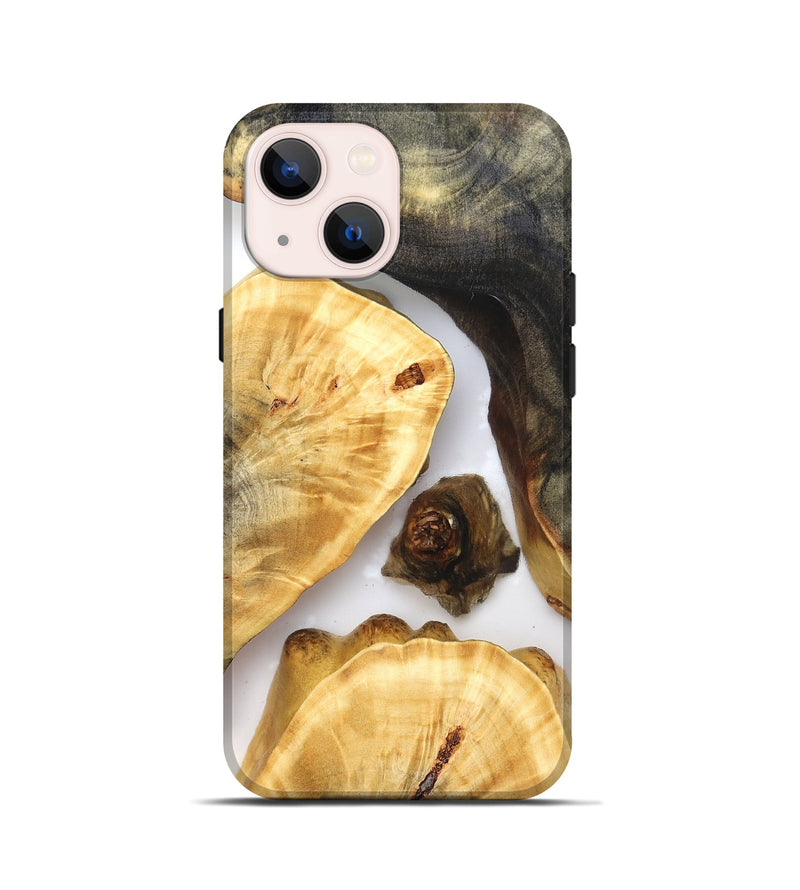 iPhone 13 mini Wood Live Edge Phone Case - Xyla (Clear, 821811)