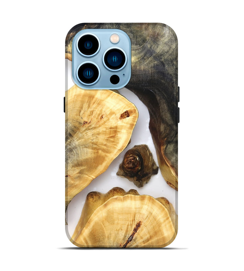 iPhone 14 Pro Wood Live Edge Phone Case - Xyla (Clear, 821811)