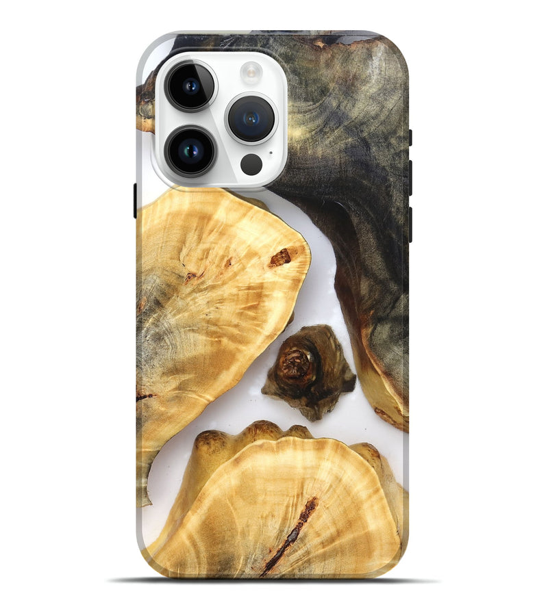 iPhone 15 Pro Max Wood Live Edge Phone Case - Xyla (Clear, 821811)
