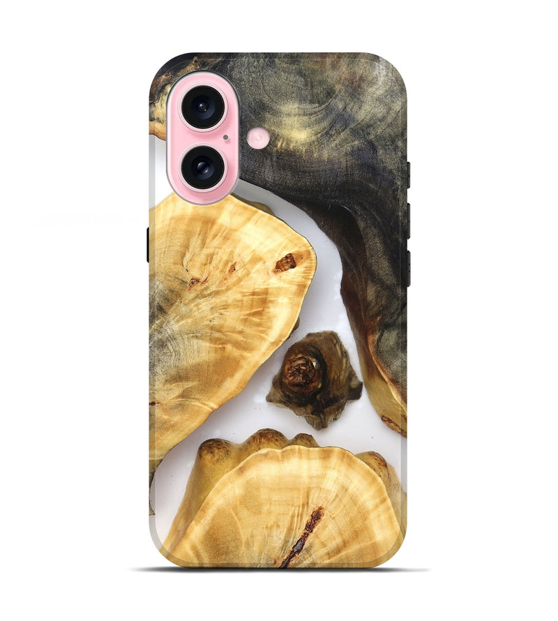 iPhone 17 Wood Live Edge Phone Case - Xyla (Clear, 821811)