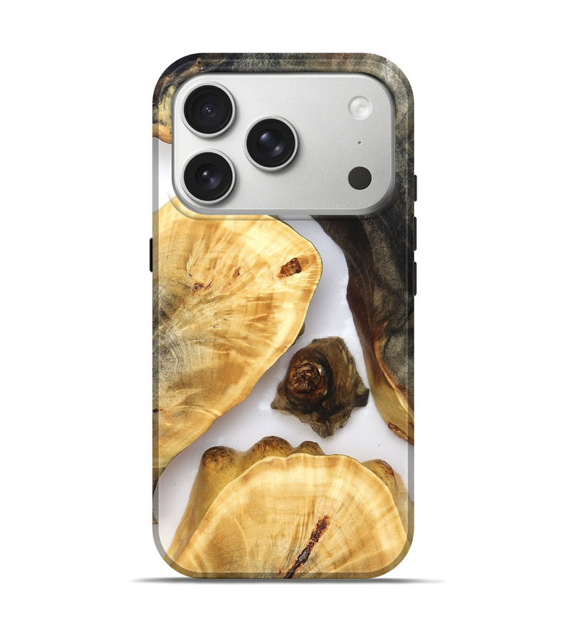 iPhone 17 Pro Wood Live Edge Phone Case - Xyla (Clear, 821811)