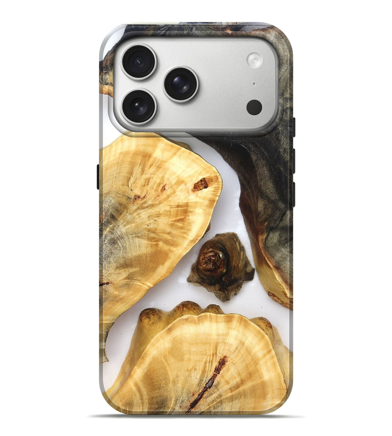 iPhone 17 Pro Max Wood Live Edge Phone Case - Xyla (Clear, 821811)