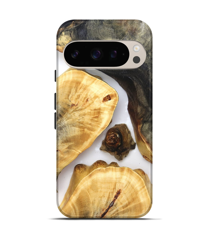 Pixel 10 Pro Wood Live Edge Phone Case - Xyla (Clear, 821811)