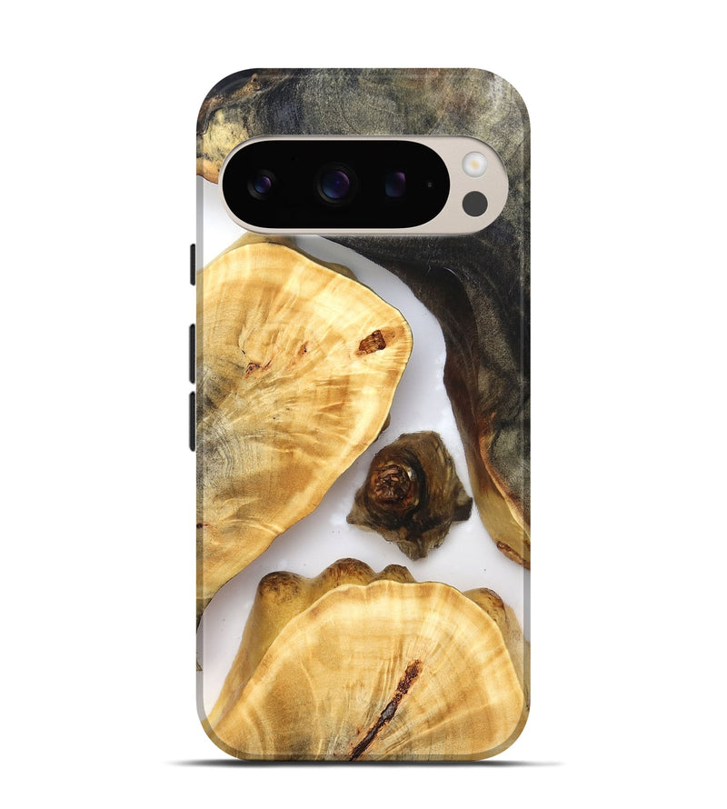 Pixel 9 Pro Wood Live Edge Phone Case - Xyla (Clear, 821811)