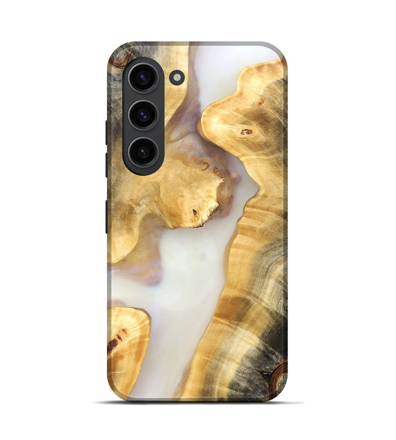 Galaxy S23 Wood Live Edge Phone Case - Sofia (Clear, 821812)