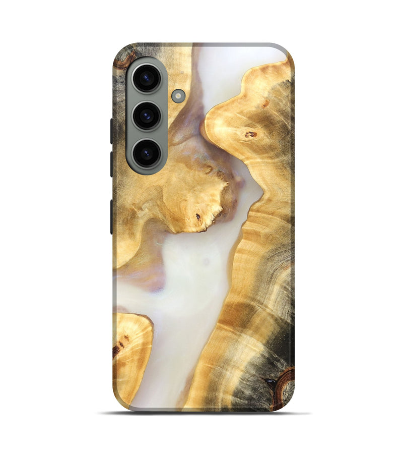 Galaxy S24 Wood Live Edge Phone Case - Sofia (Clear, 821812)