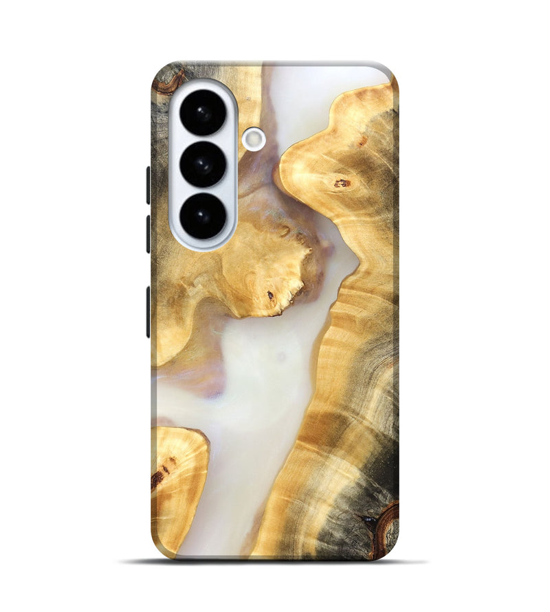 Galaxy S26 Wood Live Edge Phone Case - Sofia (Clear, 821812)