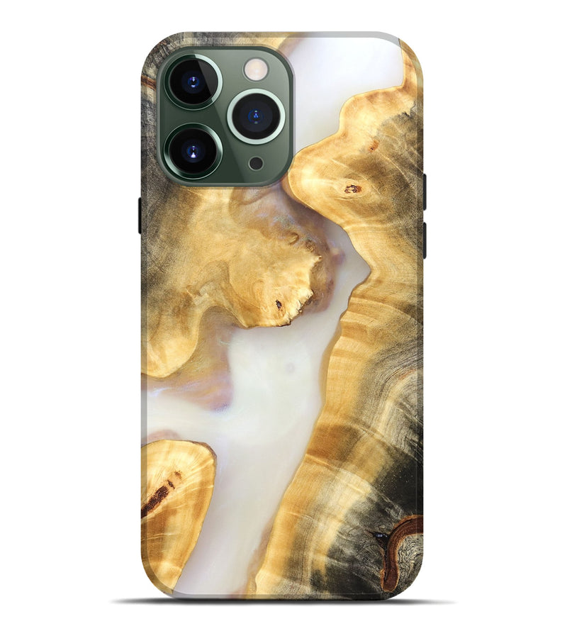 iPhone 13 Pro Max Wood Live Edge Phone Case - Sofia (Clear, 821812)