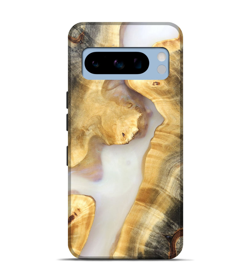 Pixel 8 Pro Wood Live Edge Phone Case - Sofia (Clear, 821812)