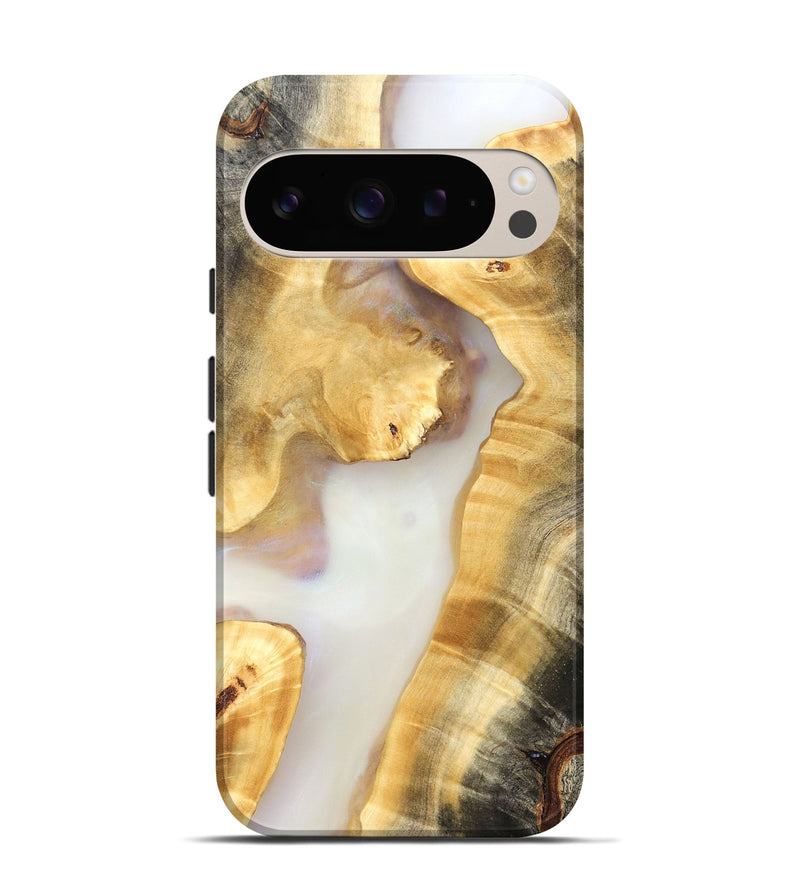 Pixel 9 Pro Wood Live Edge Phone Case - Sofia (Clear, 821812)