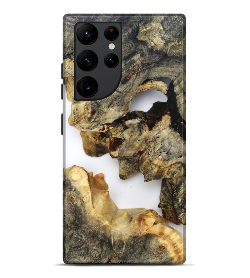 Galaxy S22 Ultra Wood Live Edge Phone Case - Briella (Clear, 821813)