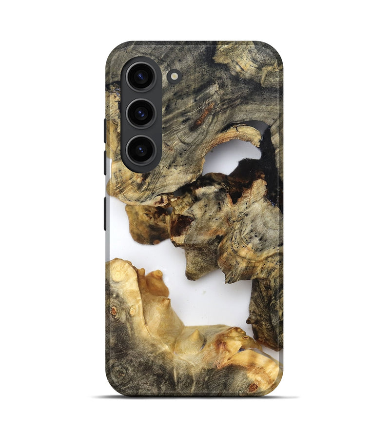 Galaxy S23 Wood Live Edge Phone Case - Briella (Clear, 821813)