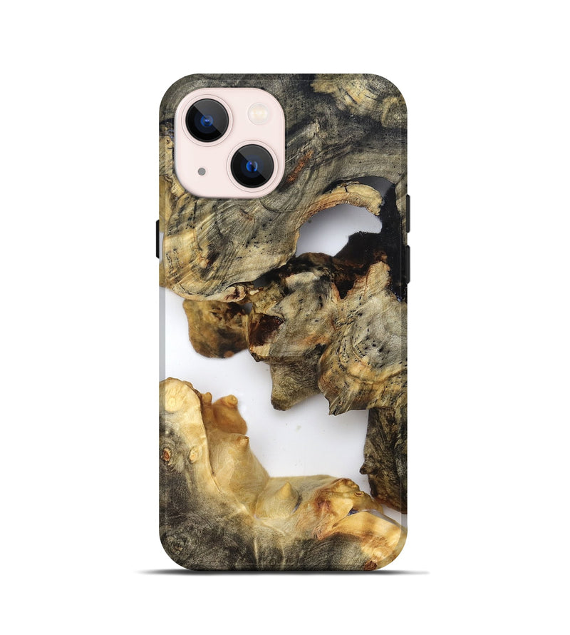 iPhone 13 mini Wood Live Edge Phone Case - Briella (Clear, 821813)