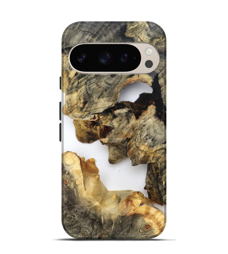 Pixel 9 Wood Live Edge Phone Case - Briella (Clear, 821813)