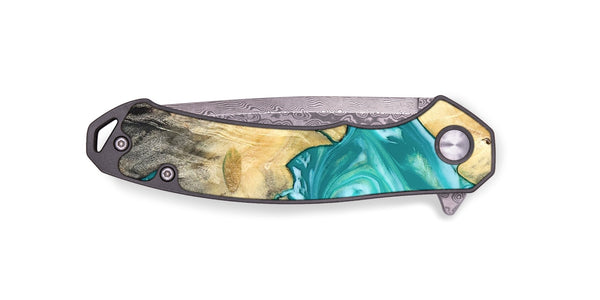 EDC Wood Pocket Knife - Hilary (Green, 821818)