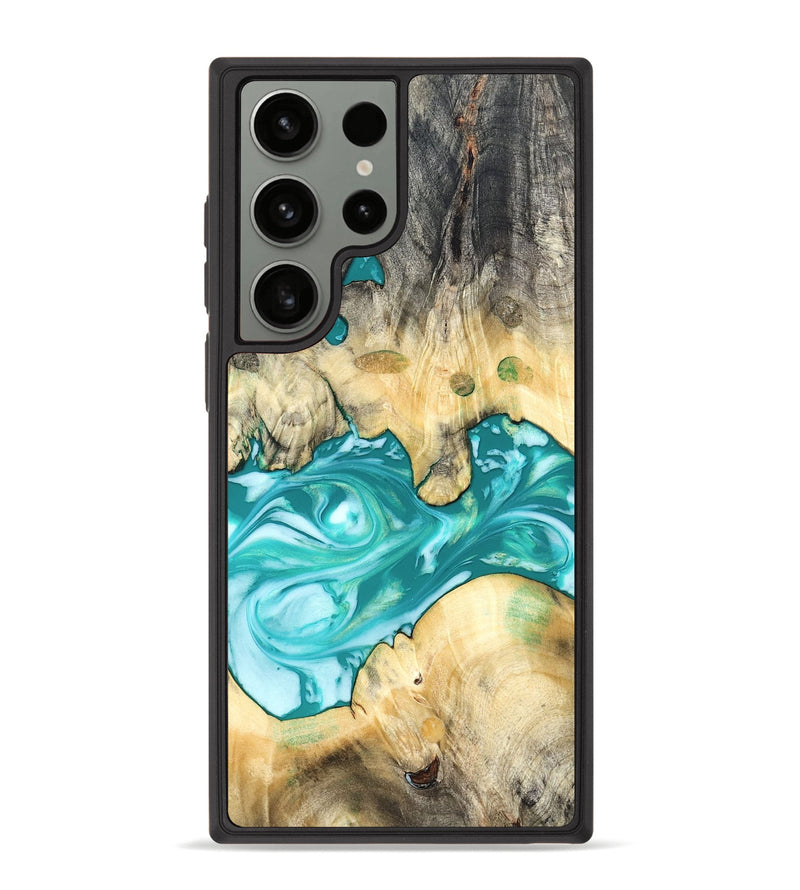 Galaxy S23 Ultra Wood Phone Case - Hilary (Green, 821818)