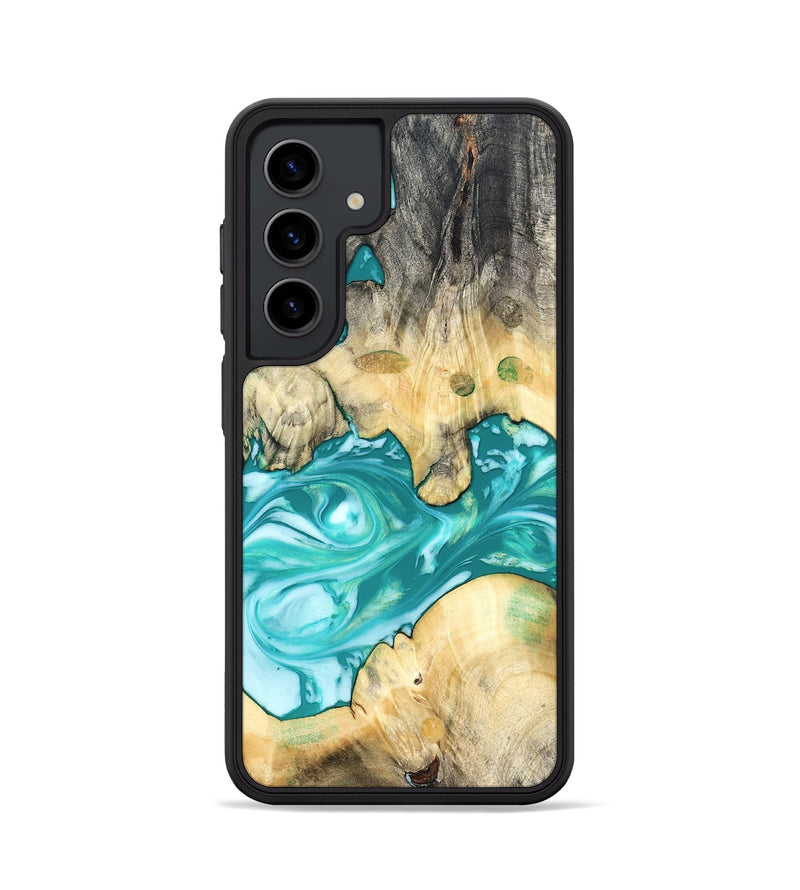 Galaxy S24 Wood Phone Case - Hilary (Green, 821818)