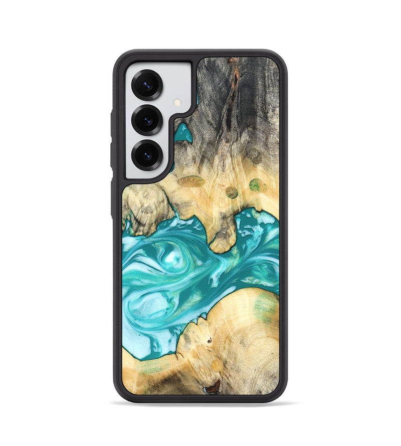 Galaxy S25 Wood Phone Case - Hilary (Green, 821818)