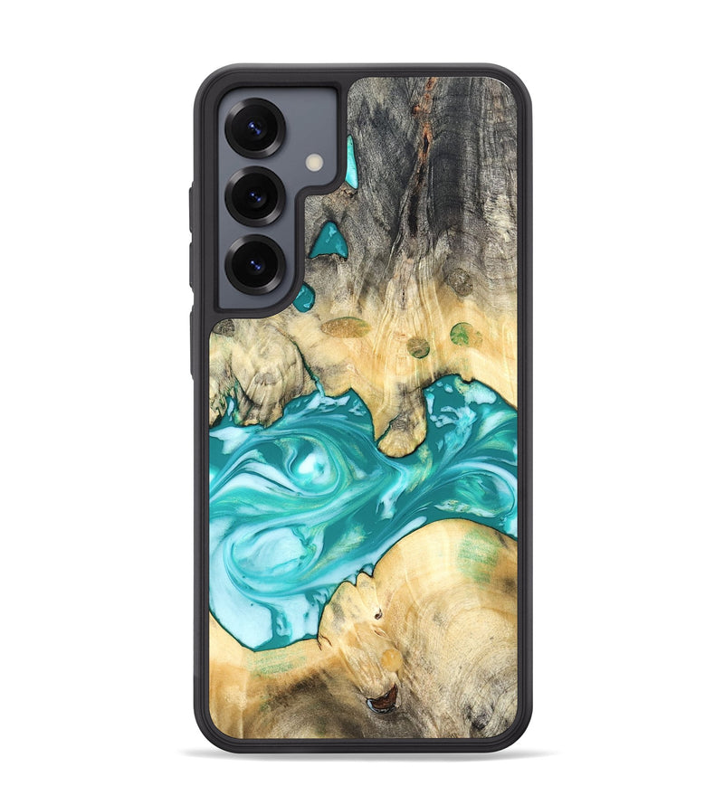 Galaxy S25 Plus Wood Phone Case - Hilary (Green, 821818)