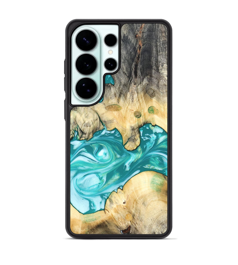 Galaxy S26 Ultra Wood Phone Case - Hilary (Green, 821818)