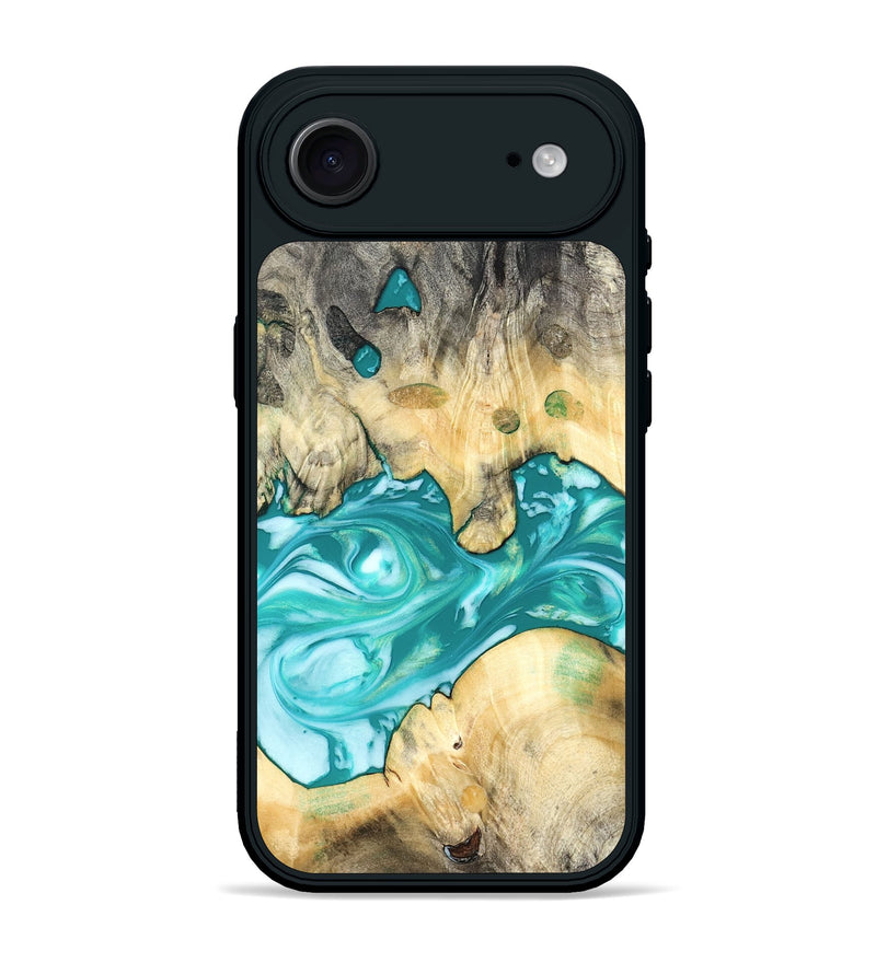 iPhone 17 Air Wood Phone Case - Hilary (Green, 821818)
