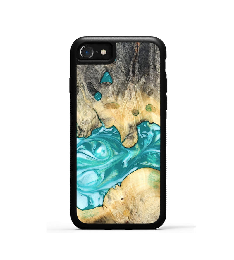 iPhone SE Wood Phone Case - Hilary (Green, 821818)