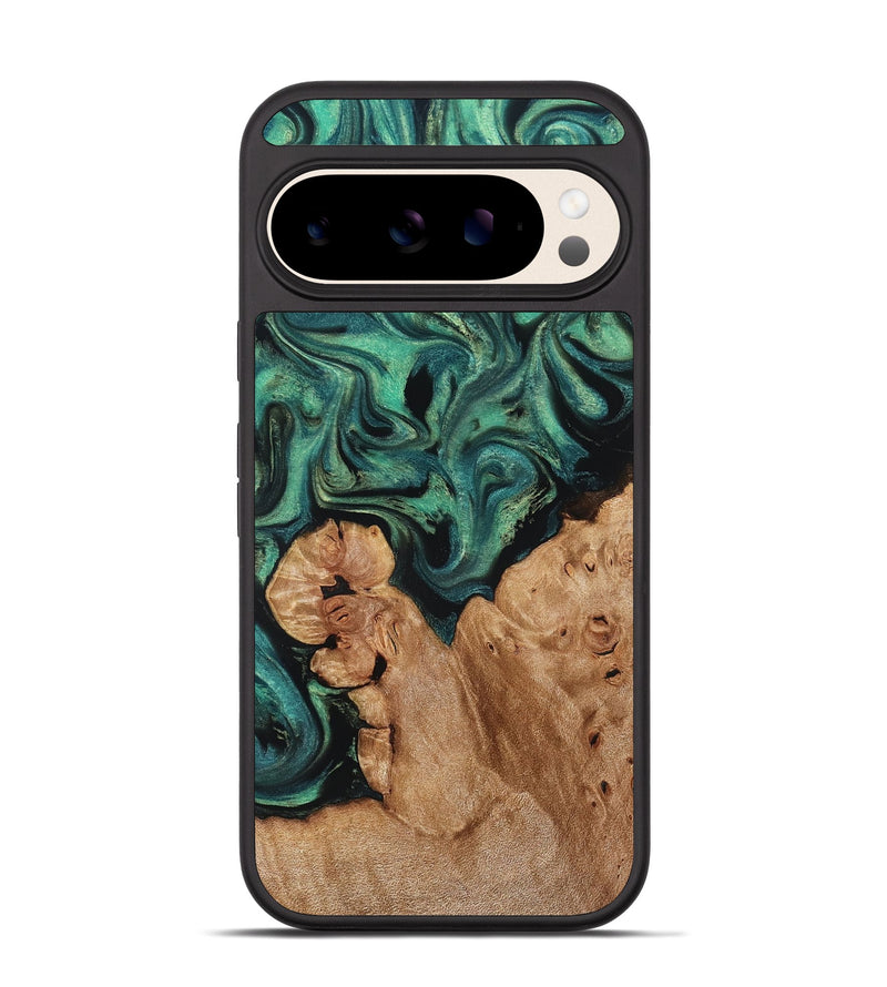 Pixel 10 Wood Phone Case - Cliff (Green, 821819)