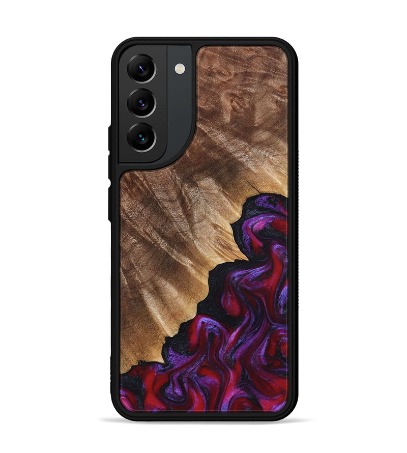 Galaxy S22 Plus Wood Phone Case - Jordin (Red, 821823)