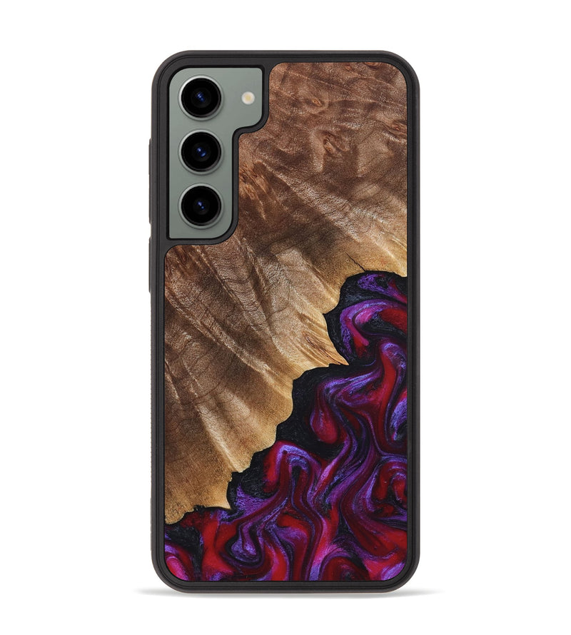 Galaxy S23 Plus Wood Phone Case - Jordin (Red, 821823)
