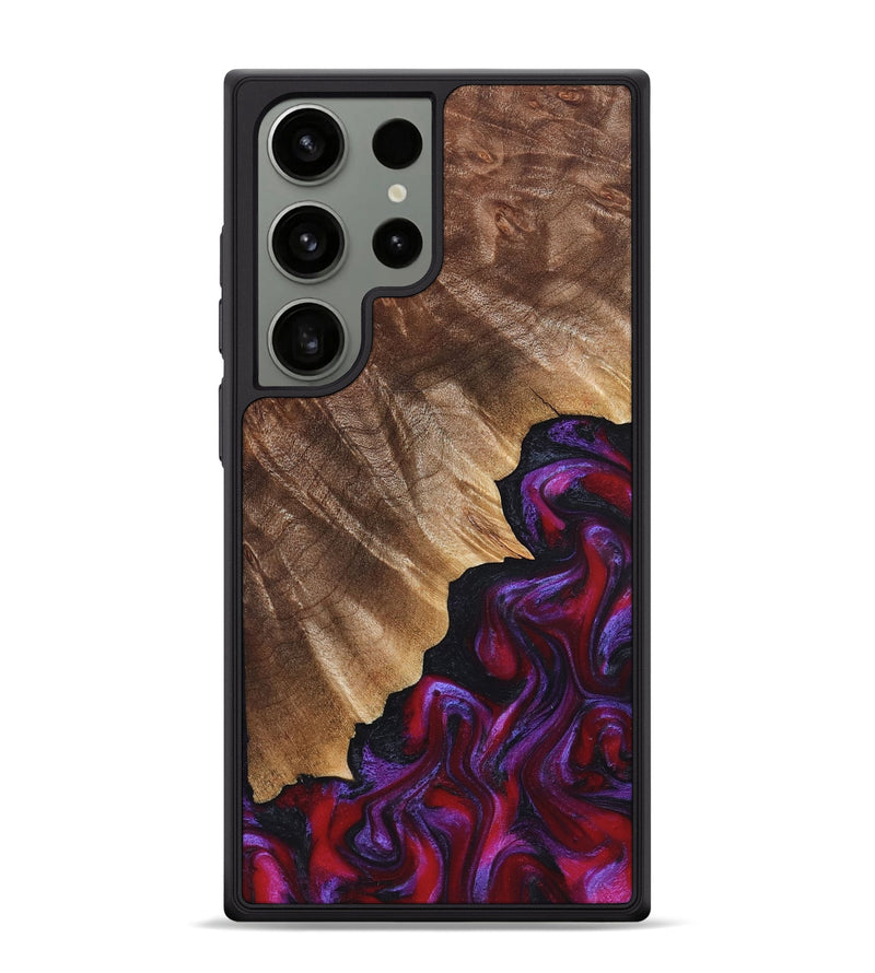 Galaxy S24 Ultra Wood Phone Case - Jordin (Red, 821823)