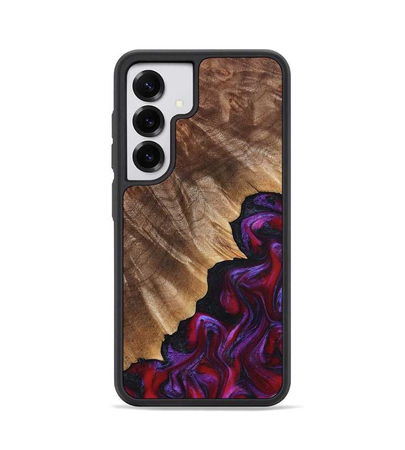 Galaxy S25 Wood Phone Case - Jordin (Red, 821823)