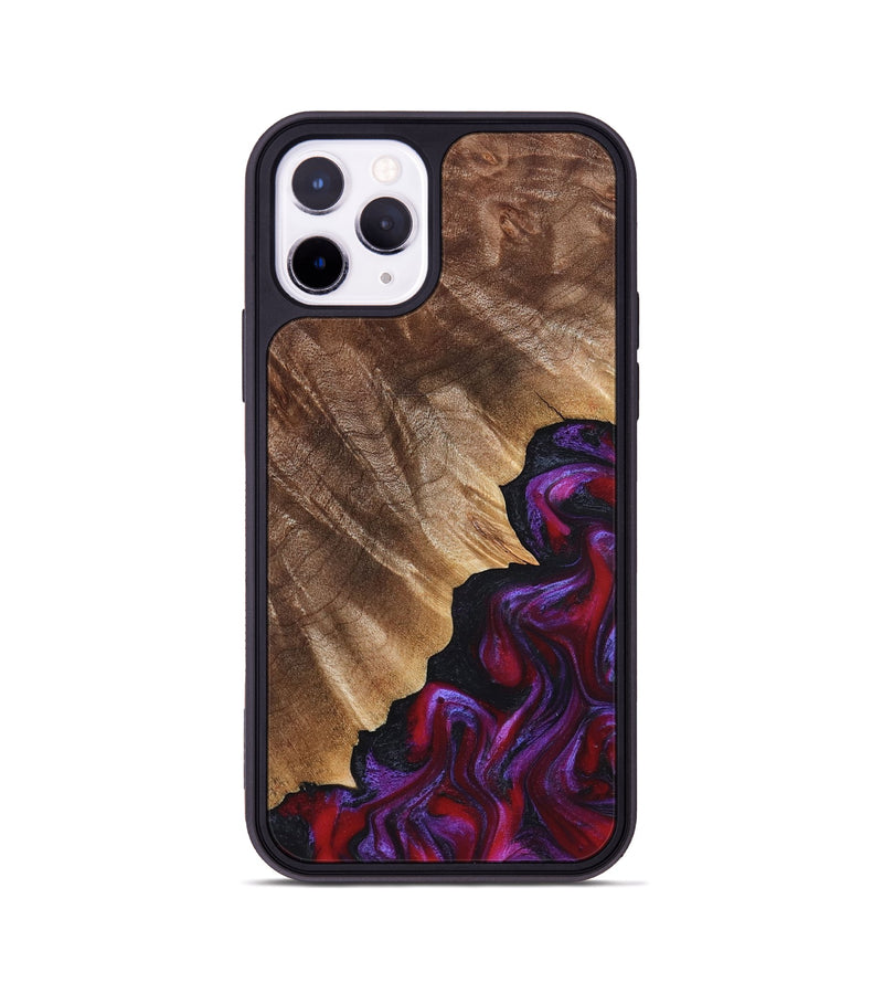 iPhone 11 Pro Wood Phone Case - Jordin (Red, 821823)