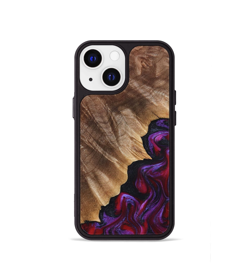 iPhone 13 mini Wood Phone Case - Jordin (Red, 821823)