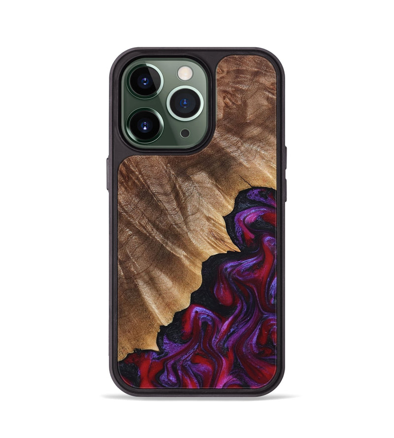iPhone 13 Pro Wood Phone Case - Jordin (Red, 821823)