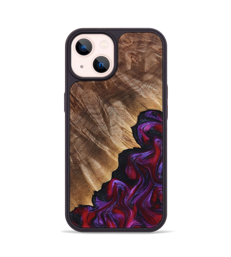 iPhone 14 Wood Phone Case - Jordin (Red, 821823)
