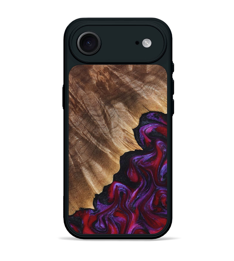 iPhone 17 Air Wood Phone Case - Jordin (Red, 821823)