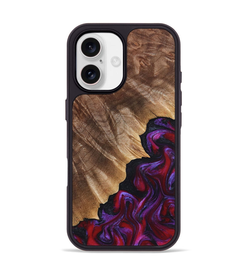iPhone 17 Wood Phone Case - Jordin (Red, 821823)
